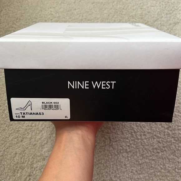 Nine West Women’s Pump | Black Studded Tatianas | Size 10 - Picture 4 of 4